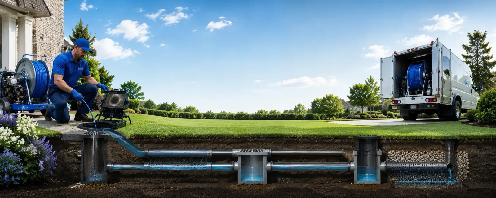 Outdoor drain cleaning information for Lisbon Falls, ME